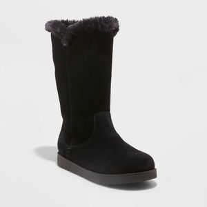 Women's Charleigh Tall Shearling Style Boots - Universal Thread 7W